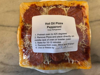 Hot Oil Pizza with Pepperoni