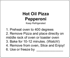 Hot Oil Pizza with Pepperoni