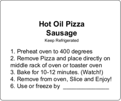 Hot Oil Pizza with Italian Sausage